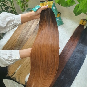 BONE STRAIGHT BULK VIETNAMESE HUMAN HAIR 8-30 INCHES RAW SUPER DOUBLE DRAWN VIRGIN HAIR CHEMICAL PROCESSING NONE - Product Image 6