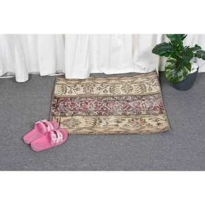 Alibaba Exclusif Vintage Tapis Turc 180cm X 220cm Grande Surface Classique Beige Rouge Patchwork Design Laine Matériel Latex Support - Product Image 4