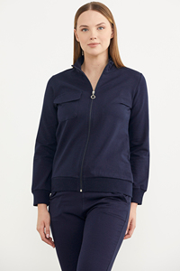 Private Logo Women Zipper Hooded Tracksuit Best Price Quality Price Slim Fit Zipper Two Piece Sets - Product Image 6