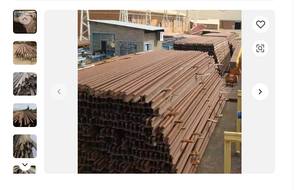 USED RAIL IRON <b>METAL</b> <b>SCRAP</b>/ USED RAIL HMS 1 & 2 ... Used Rail <b>Scrap</b> R50 R65/Bulk - Product Image 5