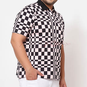Camiseta Polo de gran tamaño para hombre con hombros caídos y Cuello clásico para un aspecto relajado de todos los días, camiseta Polo de calle de gran tamaño para hombre - Product Image 4