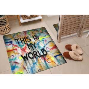 Alfombra Impresa en 3D con Graffiti, Alfombra de Baño Personalizada, Alfombra Antideslizante, Alfombra Suave No Tejida - Product Image 1
