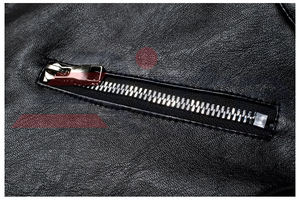 Veste en cuir PU de haute qualité pour hommes pour l'hiver col montant solide personnalisable bonne qualité Design à la mode printemps automne - Product Image 6