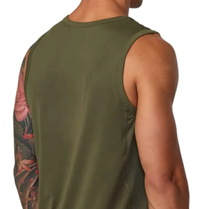 Breathable Men's Tank Tops From Pakistan Workout Solid Running Mens Tank Top Fitness Gym <b>Stringer</b> <b>Vest</b> Man Sport tank Tops - Product Image 6