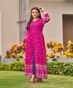 Patrones formales pieza de moda elegante vestido modesto mujeres Dubai Abaya corto Kurti ropa casual - Product Image 4