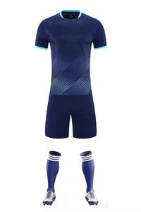 Venta caliente clásico personalizar fútbol Jersey Kits para niños uniforme de fútbol de rayas de alta calidad - Product Image 3