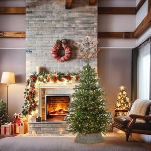 Albero di Natale Grande di Lusso di Grande Successo con Luci a Led, Ecologico e Artificiale con Crittografia per Decorazioni Natalizie per la Casa - Product Image 3