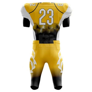 Uniforme de fútbol americano de sublimación ligero transpirable más vendido Servicio OEM Precio barato Uniforme de fútbol americano - Product Image 2