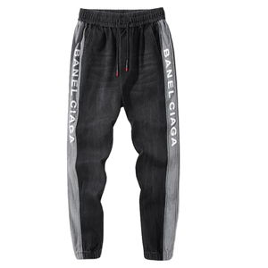 Men Denim Jeans Slim Fit <b>Stretch</b> Ripped Distressed Vintage Y2K Pencil Pants Streetwear Casual Custom OEM Wholesale Fashion - Product Image 3