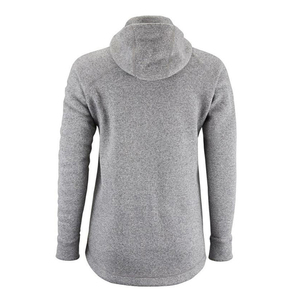 Veste à capuche d'hiver en polyester pour femmes, épaisse et chaude, fermeture éclair, logo personnalisé, vente en gros OEM - Product Image 4