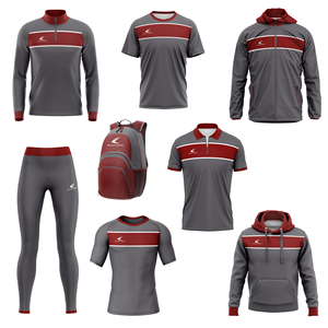 ขายส่งชุดนักเรียนสบายๆระบายอากาศชายหญิงเสื้อยืดชุดลูกเรือคอความยาวกางเกงขาสั้นปกติชุดชุดกีฬาโรงเรียน - Product Image 2