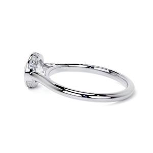 แหวนเพชรหัวกลมสำหรับห้องแล็บที่มีใบรับรอง IGI 6.5มม. แหวนหมั้นแบบโซลิแทร์สำหรับ VS1ความชัดเจน - Product Image 6