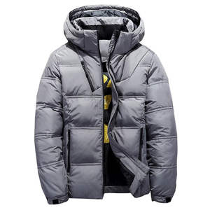 Doudoune hommes hiver à capuche canard doudounes chaud épais haut qualité vers le bas manteaux mâle hiver homme bouffant vestes 2025 - Product Image 1