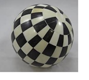 Boule décorative en os pour la décoration intérieure, design créatif de luxe, ornements de boules colorées, décoration de salon, paniers faits à la main - Product Image 4