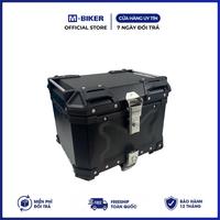M-Biker 36L Boîte de rangement arrière pour moto en aluminium premium, étanche, antivol, en ABS, cuir, plastique et alliage, garantie 12 mois