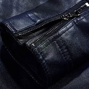 Veste en cuir pour hommes coupe ajustée de haute qualité personnalisée nouvelle arrivée veste d'hiver de meilleure qualité fourrure directement fabricant - Product Image 6