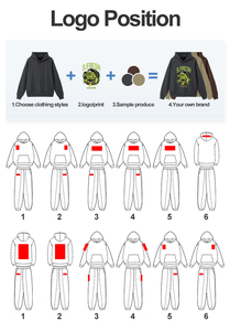 Sweats à capuche lourds de haute qualité pour hommes vente en gros survêtements à épaules tombantes vierges sweats d'hiver tricotés à capuche - Product Image 4