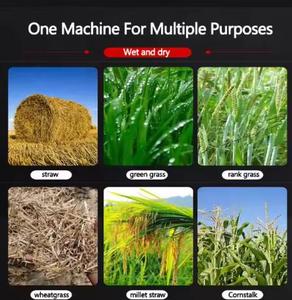 Cortadora de paja de alta pulverización de 3 toneladas/h para uso agrícola, máquina para picar forraje agrícola, hierba, tallo de maíz, picadora de ensilaje de maíz Animal - Product Image 6