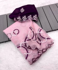 Authentique saree Sungudi en coton pour femmes saris traditionnels légers en pur coton en ligne - Product Image 3