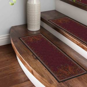 Tapis ethnique, tapis orange, tapis tendance, tapis moderne, tapis imprimé - Product Image 2