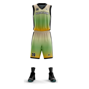 Ensemble de shorts de basket-ball réversibles pour hommes, uniformes de basket-ball personnalisés, tissu en maille respirant, taille plus, vente en gros OEM pour les jeunes, imprimé - Product Image 2