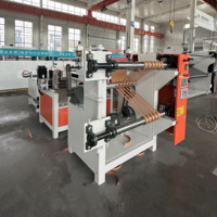 Machine de conversion de rouleaux de papier jumbo Mintai, dérouleur, coupe transversale et rembobineur 3 en 1, équipement de traitement du papier