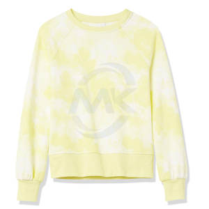 เสื้อสเวตเชิ้ตผู้หญิงลำลอง ผ้าฝ้าย/โพลีเอสเตอร์ ทรงหลวม ไม่ยับ ระบายอากาศดี สีสันปรับแต่งได้ แขนยาว มีฮู้ด - Product Image 1