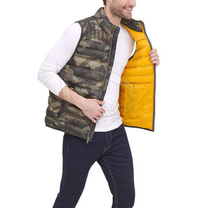 Veste matelassée légère sans manches pour homme, couleur unie, imperméable, respirante, style streetwear, meilleur prix - Product Image 2