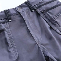 Pantalon de travail haute visibilité unisexe personnalisé avec impression par transfert thermique sans couture, marque propre, vente en gros 2027