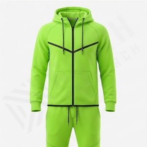 Ventes en gros de sweats à capuche et de survêtements de haute qualité, 100% coton, logo personnalisé pour hommes, sweat à capuche personnalisé, couleur personnalisée, tenue de sport unisexe pour la course à pied - Product Image 1