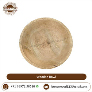 Bol de service en bois de manguier décoratif de conception élégante faite à la main de haute qualité vente en gros la plus vendue d'Inde - Product Image 3