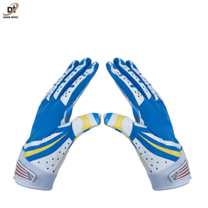 Guantes de fútbol americano suaves y cómodos Guantes de fútbol de Diseño de equipo personalizado 2024 - Product Image 2