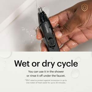 Tondeuse Électrique Corporelle Alimentée par USB/Piles, Étanche, en Plastique, pour Nez et Oreilles, pour Hommes, Utilisation Domestique et en Camping-Car - Product Image 3