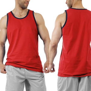 Impreso de buena calidad por el fabricante Diseño único última moda personalizada Hombres Tank Top - Product Image 5