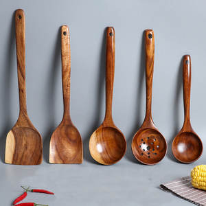 Utensilios de cocina de madera de Acacia desechables a precio competitivo, vajilla ecológica personalizada para bodas, 'Wood _ Yyt' con - Product Image 3