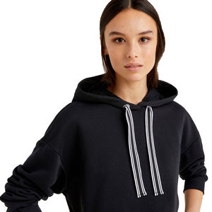 Nouveau design de sweat-shirt oversize pour femmes, logo personnalisé, vente chaude, sweat-shirt respirant à épaules tombantes pour femmes et sweat-shirt - Product Image 6