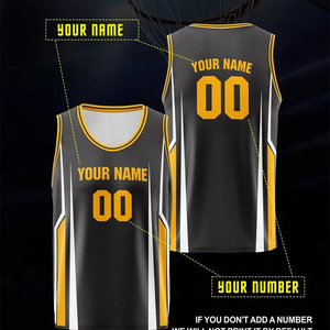 Uniforme de basket-ball pour hommes sur mesure Design unique Vêtements de sport réversibles pour jeunes Uniforme de maillot respirant grande taille - Product Image 2