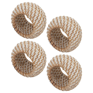 Anillos de Servilleta de Madera Decorativos Modernos al por Mayor, Porta Servilletas de Madera Pintados a Mano a Precios Accesibles - Product Image 5