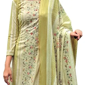 民族正式棉手工印花Salwar Kameez套装穆斯林印度巴基斯坦女性连衣裙加尺码女性Qjimpex