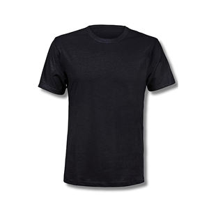 Camiseta de Punto Casual para Hombre de Alta Calidad, 65% Algodón, 35% Poliéster, Secado Rápido, Diseño Sólido, Logotipo Estampado en la Parte Delantera, 280g Jersey - Product Image 1