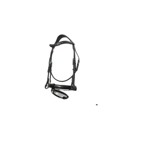 Bride en cuir de qualité supérieure de haute qualité pour les courses de chevaux Logo personnalisé Headstall équestre occidental Couture durable Produits pour chevaux - Product Image 1