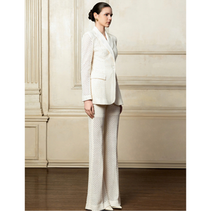 Traje de pantalones de mujer Calidad lujosa Nadia Pantalones acampanados con forro Conjuntos de mujer Ropa de mujer de buena calidad al por mayor - Product Image 1