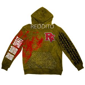 Sudaderas con capucha desgastadas de lavado ácido transpirable de estilo único para hombre, gran oferta, recién llegado, suministro en línea, sudaderas con capucha desgastadas para niños - Product Image 2