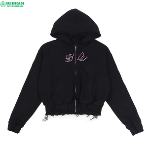Sudadera Unisex de Invierno Casual Más Vendida, Corte Regular, con Cremallera, Efecto Desgastado y Decolorado por el Sol, 100% Algodón, Forro Polar Francés, OEM - Product Image 3