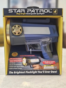 ไฟฉายสปอตไลท์แบบชาร์จไฟได้รุ่น Star Patrol Mega-Bright ขายดี พร้อมโหมดใช้งาน 10 รูปแบบ - Product Image 6