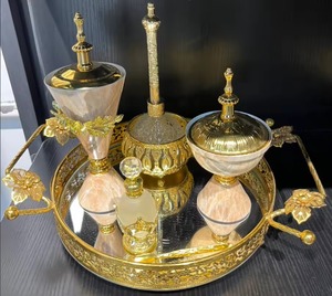 ชุดเตากลิ่นหอมที่หรูหราพร้อมชามขนมและถาดหรูหราใหม่ล่าสุดสำหรับใช้ในบ้าน - Product Image 3