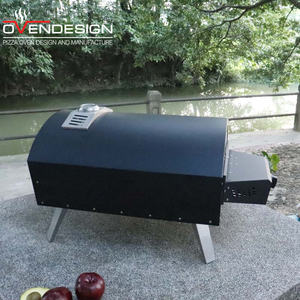 <span class=keywords><strong>Four</strong></span> à pizza à gaz portable 13 "/16" avec conception pliante enduite de poudre de brûleur à gaz pour barbecue en plein air et utilisation de mariage - Product Image 6