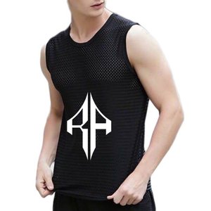 เสื้อกล้ามผู้ชายระบายอากาศพรีเมี่ยมวัสดุผ้าฝ้าย100% ออกแบบโลโก้ได้ตามต้องการ - Product Image 5