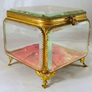 Nueva caja de almacenamiento de latón y vidrio decorativa para regalos de boda, joyero, organizador de almacenamiento de exhibición, caja de vidrio, tamaño personalizado dorado - Product Image 6