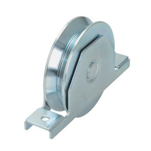 RUOTE PER CANCELLI A GOLA E SUPPORTO CHIUSURA CON 2 CUSCINETTI DA 140 MM - Product Image 1